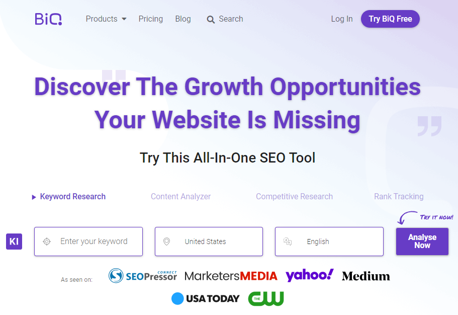 BiQ SEO Tool