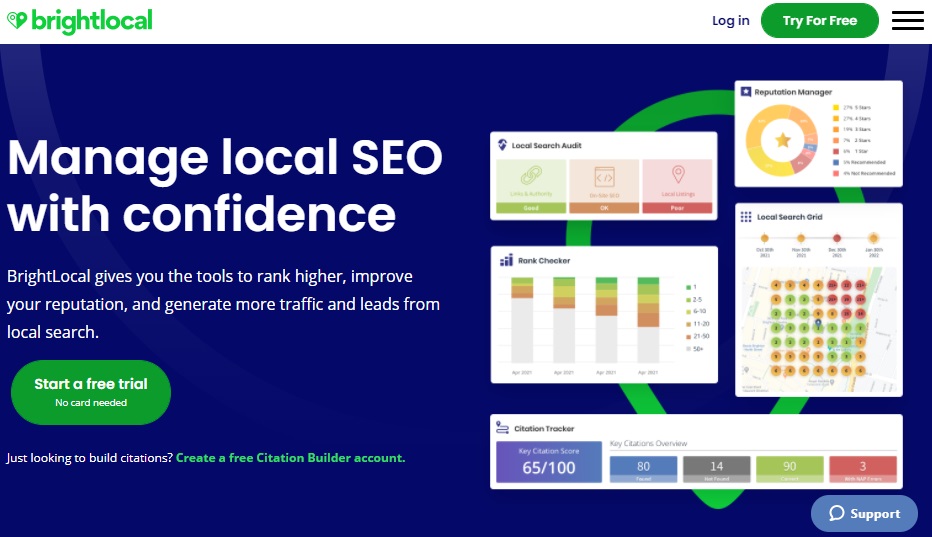 BrightLocal Local SEO Tools