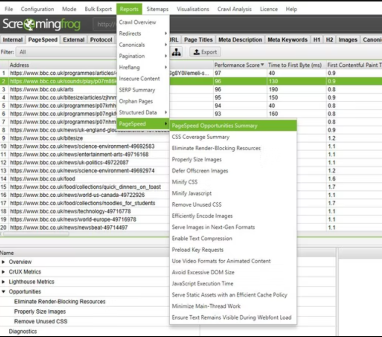 Screaming Frog SEO Spider Tool