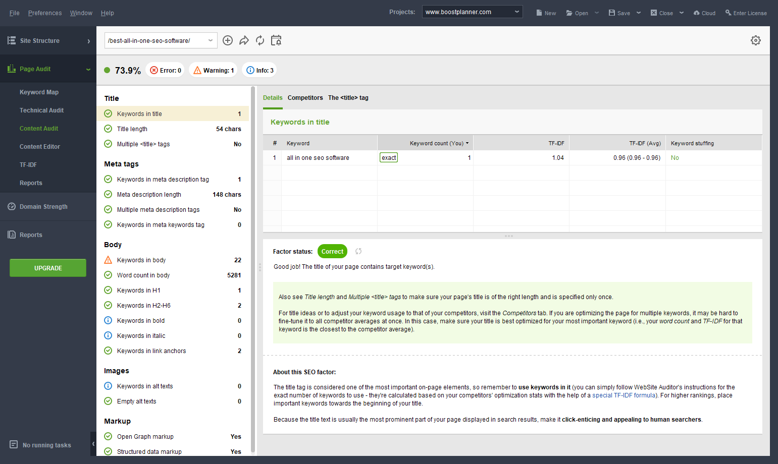 SE Ranking Vs SEO PowerSuite - Best SEO Tool for 2023? 25 Content Audit Tool in Website Auditor