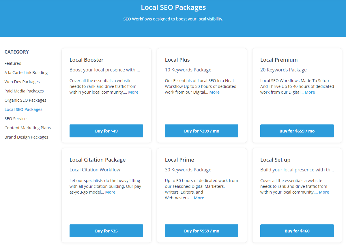 SEO Reseller Local SEO Packages